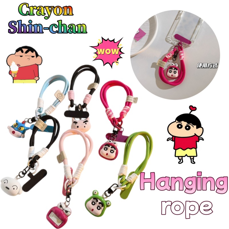 Camera Wrist Strap - Pluszowa zawieszka do telefonu Crayon Shin-chan