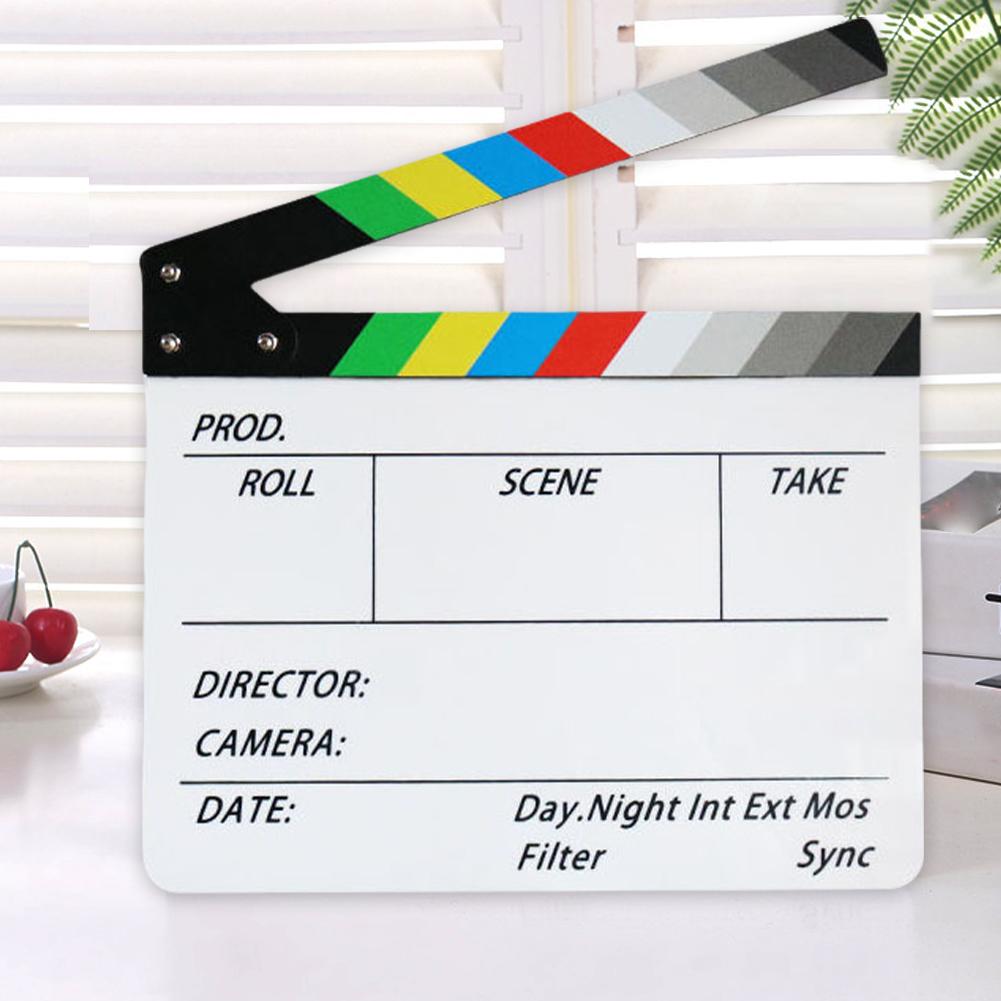 Photography Online - Kolorowa tablica reżyserska Film Clapperboard Kreatywne