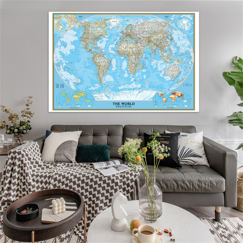 Plakat z mapą świata w języku  – Photography Mapped recenzja i cena