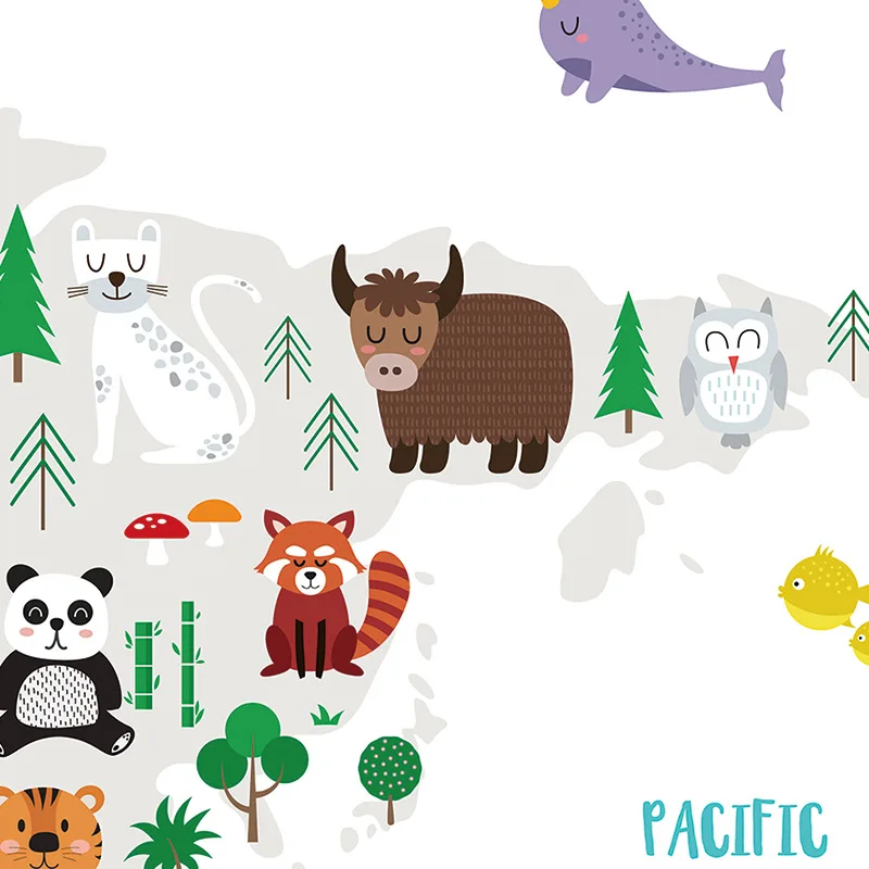Mapa świata zwierząt Gobelin ś – Photography Mapped recenzja i cena